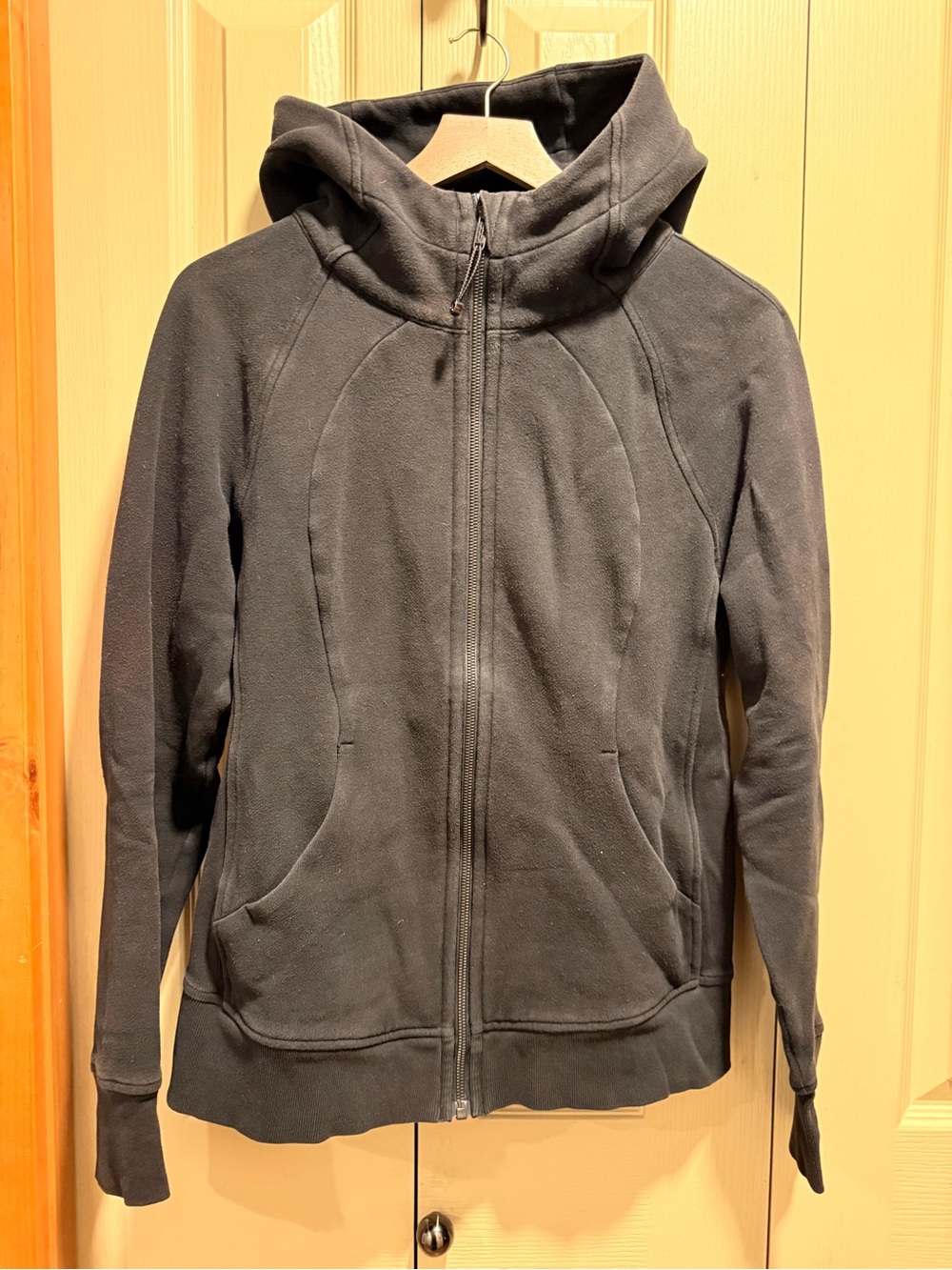 Black Women's Hooded Zip-Up Jacket Lululemon